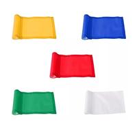 Drapeau de Golf en Nylon mettant Le Drapeau Vert Trou d'entraînement pôle Tasse bannière 18x12 cm 5 pièces