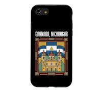 Drapeau de Grenade Nicaragua Vintage Voyage Graphique Coque pour iPhone SE (2020) / 7/8