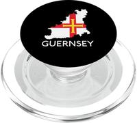 Drapeau de Guernesey Îles Anglo-Normandes Îles British Resort PopSockets PopGrip pour MagSafe