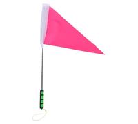 Drapeau de Guide Touristique Télescopique en Acier Inoxydable, Rose | Pliable et Réutilisable, Installation Rapide, Connecteurs Universels, pour Sorties de Groupes et Excursions Scolaires