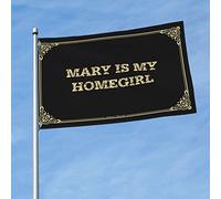 Drapeau de gymnastique Mary Is My Homegirl Ornements de cour Drapeaux de campagne pour garçons (couleur : couleur, taille : 120 x 180 cm)