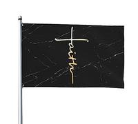 Drapeau de jardin 120 x 180 cm, Croix de la Foi, chrétien, drapeau de Jésus, drapeau américain, bannières extérieures humoristiques pour la maison, drapeaux de jardin, bannière de parade, tapisserie a