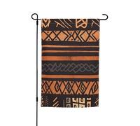 Drapeau de jardin 30,5 x 45,7 cm double face, drapeau africain de campagne de vacances en tissu tribal saisonnier pour printemps, été, pelouse, porche, décoration d'intérieur, petit drapeau de jardin