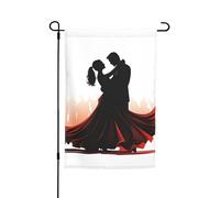 Drapeau de jardin 30,5 x 45,7 cm double face, drapeau de ferme, de vacances, de cour, de salle de bal, de danse, bannière extérieure saisonnière pour printemps, été, pelouse, porche, décoration