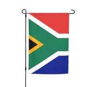 Drapeau de jardin 30,5 x 45,7 cm double face, drapeau de l'Afrique du Sud pour printemps, été, pelouse, porche, décoration d'intérieur, petit drapeau de jardin