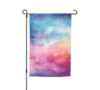Drapeau de jardin 30,5 x 45,7 cm, double face pour le printemps et l'été, bannière de jardin aquarelle petit drapeau saisonnier pour les vacances, décoration extérieure