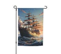 Drapeau de jardin 30,5 x 45,7 cm, double face pour le printemps et l'été, bannière de jardin rétro, petit drapeau saisonnier, décoration extérieure