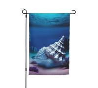Drapeau de jardin 30,5 x 45,7 cm, double face pour le printemps et l'été, bannière de jardin sous-marin, petit drapeau saisonnier pour les vacances, décoration extérieure