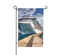 Drapeau de jardin 30,5 x 45,7 cm, double face pour le printemps et l'été - Bannière décorative pour bateau de croisière - Petit drapeau saisonnier - Décoration extérieure