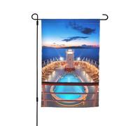 Drapeau de jardin 30,5 x 45,7 cm, double face pour printemps et été, bannière de cour, bannière de piscine, fête, bateau de croisière, petit drapeau saisonnier pour vacances en plein air