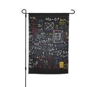 Drapeau de jardin 30,5 x 45,7 cm, double face pour printemps et été, bannière de cour décorative pour les mathématiques et la physique, petit drapeau saisonnier pour les vacances, décoration