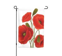 Drapeau de jardin 30,5 x 45,7 cm, double face pour printemps et été, bannière décorative belle fleur, petit drapeau saisonnier pour les vacances, décoration extérieure