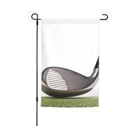 Drapeau de jardin 30,5 x 45,7 cm double face Printemps Été Drapeau de bienvenue de jardin Club de golf Bannière de décoration extérieure Drapeau de cour Drapeau de vacances saisonnières Panneau pour