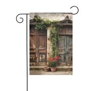 Drapeau de jardin 30,5 x 45,7 cm double face vertical bienvenue drapeaux d'été ne se décolorent pas drapeaux de maison portes de vieille maison bannière pour décoration extérieure saisonnière de ferme