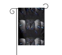 Drapeau de jardin 30,5 x 45,7 cm WHJDPP image serpent 3D décoration de jardin épaisse infroissable pour jardin, pelouse, terrasse