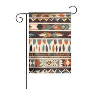 Drapeau de jardin 30,5 x 45,7 cm WHJSHOP avec impression de croyances amérindiennes - Décoration de jardin épaisse et infroissable pour jardin, pelouse, terrasse
