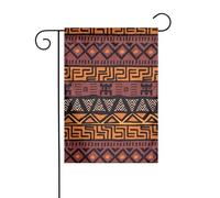 Drapeau de jardin 30,5 x 45,7 cm WHJSHOP en tissu africain imprimé tribal épais infroissable pour extérieur, jardin, pelouse, terrasse