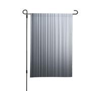 Drapeau de jardin 30x45cmLigne Grise En Polyester Résistant, Double Face Avec Impression Claire. Idéal Pour Les Petits Jardins, Balcons Et Terrasses Privées,Résistant À L’Eau Et Aux Uv