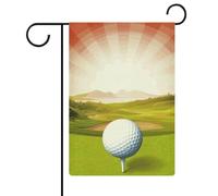 Drapeau de jardin 32,6 x 47,6 cm double face pour le golf, le sport, la bienvenue, le golf, la cour, l'extérieur, les petits drapeaux de jardin pour extérieur, terrasse, pelouse, porche, décoration de