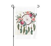 Drapeau de jardin 71,1 x 101,6 cm double face Drapeau de cour cactus fleurs attrape-rêves ethnique occidental tribal indigène exotique extérieur drapeau de jardin décorations pour la maison