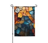 Drapeau de jardin 71,1 x 101,6 cm double face vertical, bannière de vacances, petits drapeaux de jardin en toile de jute pour extérieur, terrasse, cour, pelouse, porche, décoration
