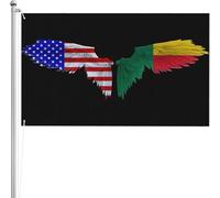 Drapeau de Jardin 90X150cm, aile Amérique Argentine Renforcé Drapeau Résistants aux Intempéries Bruant pour Jardin Événements Restaurant