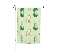 Drapeau de jardin à motif avocat pour une décoration extérieure quatre saisons. Sublimez votre espace extérieur.
