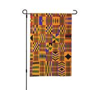 Drapeau de jardin à motif ethnique africain double face 30,5 x 45,7 cm - Printemps été - Drapeaux d'extérieur - Décoration de vacances