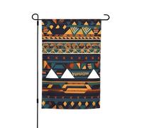 Drapeau de jardin africain à motif ethnique imprimé, résistant à la décoloration, drapeau toutes saisons, décoration extérieure de cour pour porches
