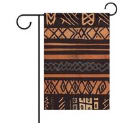 Drapeau de jardin africain en tissu tribal double face - Décorations d'extérieur résistantes aux intempéries - Bannière de terrasse - Décorations de jardin pour toutes les saisons