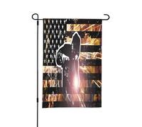 Drapeau de jardin américain « Soudure » avec étincelles et flammes, double face, petits drapeaux pour cour, convient pour l'extérieur ou le jardin, décoration de patio, 45,7 x 30,5 cm