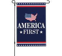 Drapeau de jardin Amérique du 4 juillet - Double face - Décoration