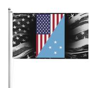 Drapeau De Jardin Amitié Américaine Drapeau Extérieur Résistant À La Décoloration Uv Pirate Drapeaux Pour Décoration D'Halloween, Décoration D'Intérieur, Terrasse, 90X150cm