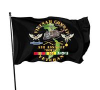 Drapeau de Jardin Ancien combattant du Vietnam W, assaut Drapeaux 90X150cm