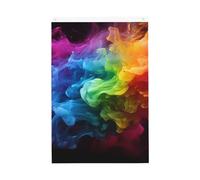 Drapeau de jardin arc-en-ciel fumé 61 x 91 cm double face qui ne se décolore pas pour maison, cour, porche, pelouse, décoration extérieure