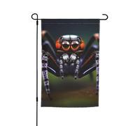 Drapeau de jardin avec araignées de la forêt tropicale 30,5 x 45,7 cm. Décoration extérieure lumineuse double face apporte un peu de plaisir à votre jardin.