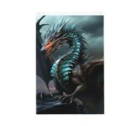 Drapeau de jardin avec dragon cool - 61 x 91 cm - Double face - Ne se décolore pas - Pour maison, cour, porche, pelouse, décoration extérieure