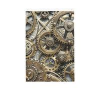 Drapeau de jardin avec engrenages steampunk cool - 61 x 91 cm - Ne se décolore pas - Double face - Bannière d'extérieur pour cour, porche, pelouse