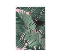 Drapeau de jardin avec feuilles de palmier vertes - 61 x 91 cm - Ne se décolore pas - Double face - Bannière d'extérieur pour cour, porche, pelouse