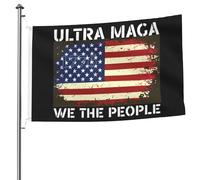 Drapeau De Jardin Avec Œillets Drapeaux Ultra Maca Nous Le Peuple Américain 1776 Ultra Maga Décoratifs Bruant Pour Intérieur Maison Événements 90X150Cm