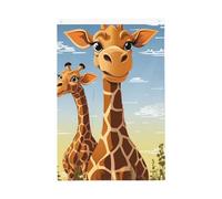 Drapeau de jardin avec motif girafe - 61 x 91 cm - Double face - Ne se décolore pas - Pour maison, cour, porche, pelouse, décoration extérieure