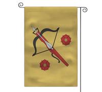 Drapeau de jardin avec symboles historiques des entités nordiques - Drapeau de l'Europe du Nord - Bannière CoA - Drapeau extérieur (Duché de Småland)