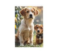 Drapeau de jardin bienvenu en forme de chien mignon - 61 x 91 cm - Ne se décolore pas - Double face - Bannière d'extérieur pour cour, porche, pelouse