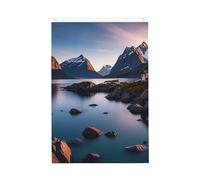 Drapeau de jardin bienvenue des îles Norvège 61 x 91 cm - Ne se décolore pas - Double face - Bannière d'extérieur pour cour, porche, pelouse
