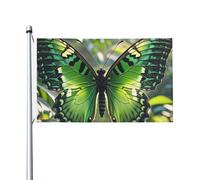 Drapeau de jardin bienvenue en mode libellule 90 x 150 cm - Ne se décolore pas - Double face - Bannière d'extérieur pour cour, porche, pelouse