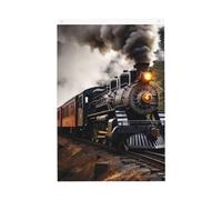 Drapeau de jardin bienvenue train à vapeur 61 x 91 cm double face ne se décolore pas pour maison, cour, porche, pelouse, décoration extérieure