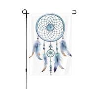 Drapeau de jardin bohème attrape-rêves - 70 x 102 cm - Double face - En polyester résistant aux intempéries - Pour pelouse, terrasse, balcon, arrière-cour, décoration d'intérieur