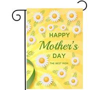 Drapeau De Jardin Bonne Fête Des Mères Je T'Aime Beaucoup Maman Fleur Pride Flag Premium Drapeaus Décoratif Amusante Garden Flag Pour Home Patio Pavillon 30X45Cm