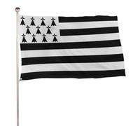 Drapeau de Jardin Bretagne Bannière de Cour pour Ferme 3x5 FT | UV Fade RéSistant Drapeau décoratif Double Face Bannière pour Bureaux Vacances
