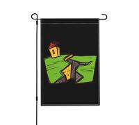 Drapeau De Jardin Catastrophe Naturelle Tremblement De Terre Suspendre Drapeau Décoratif De Jardin Imperméable Bannière Pour Pelouse Patio Ferme 12X18 Inch